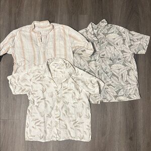 ZARA Boys Set of Three Short Sleeve Shirts size 7